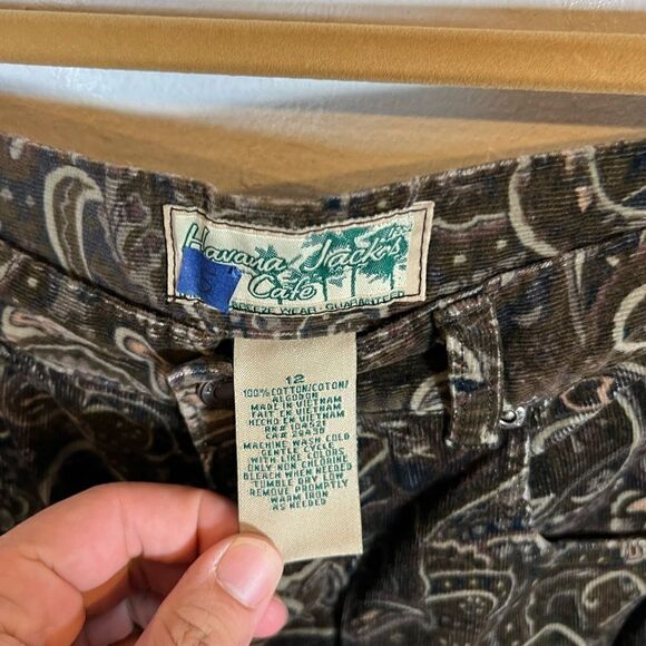 Vintage Paisley Print Pants - Picture 9 of 9